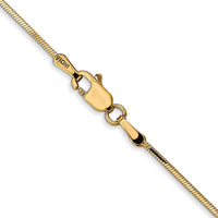 Thumbnail for 14k 1.2mm Octagonal Snake Chain