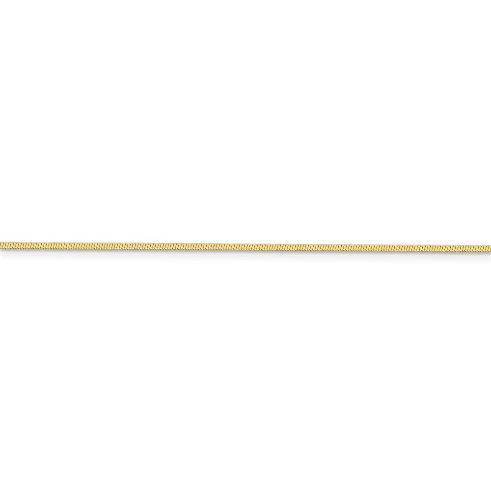 14k 1.4mm Octagonal Snake Chain