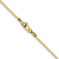 Thumbnail for 14k 1.4mm Octagonal Snake Chain