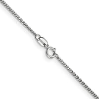 Thumbnail for 14k WG 1.3mm Curb Pendant Chain