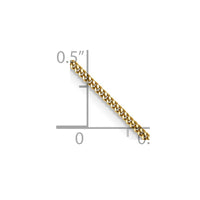 Thumbnail for 14k 1.3mm Curb Pendant Chain