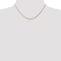 Thumbnail for 14k 1.3mm Curb Pendant Chain