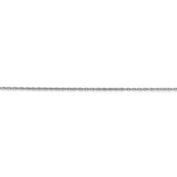 Thumbnail for 14k WG .8mm Polished Light Baby Rope Chain