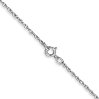 Thumbnail for 14k WG .8mm Polished Light Baby Rope Chain