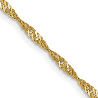 Thumbnail for 14k 1.3mm Curb Pendant Chain