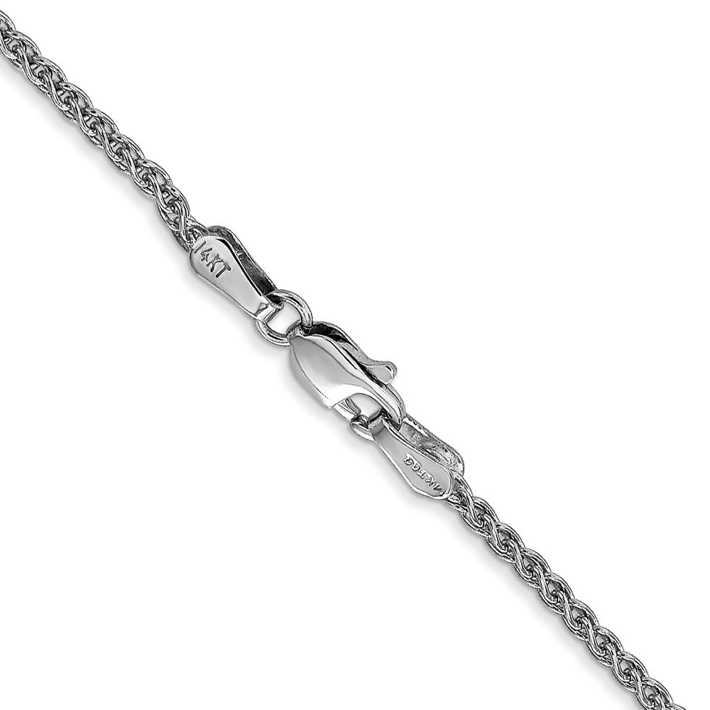 14k WG 1.65mm Spiga Chain