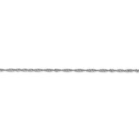 Thumbnail for 14k White Gold 1.4mm Singapore Chain