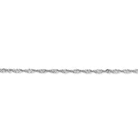 Thumbnail for 14k White Gold 1.7mm Singapore Chain