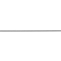 Thumbnail for 14k WG 1mm D/C Spiga with Spring Ring Clasp Chain
