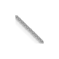 Thumbnail for 14k WG 1mm D/C Spiga with Spring Ring Clasp Chain