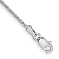 Thumbnail for 14k WG 1.2mm Solid Diamond-cut Spiga Chain