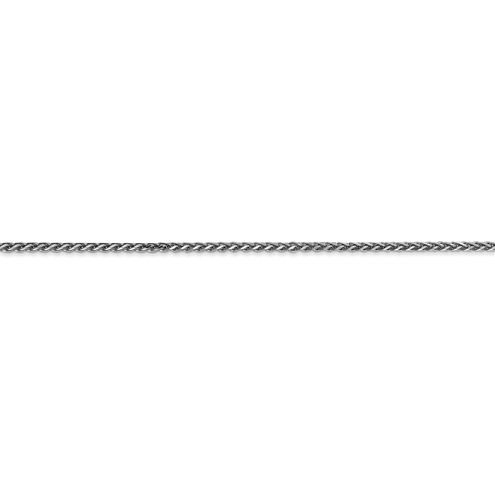 14k WG 1.4mm D/C Spiga Chain