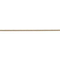 Thumbnail for 14k 1mm D/C Spiga with Spring Ring Clasp Chain