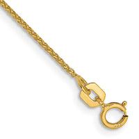 Thumbnail for 14k 1mm D/C Spiga with Spring Ring Clasp Chain