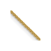 Thumbnail for 14k 1mm D/C Spiga with Spring Ring Clasp Chain
