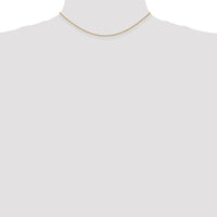 Thumbnail for 14k 1mm Solid Polished Spiga Chain
