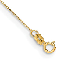 Thumbnail for 14k .75mm Solid Polished Cable Chain