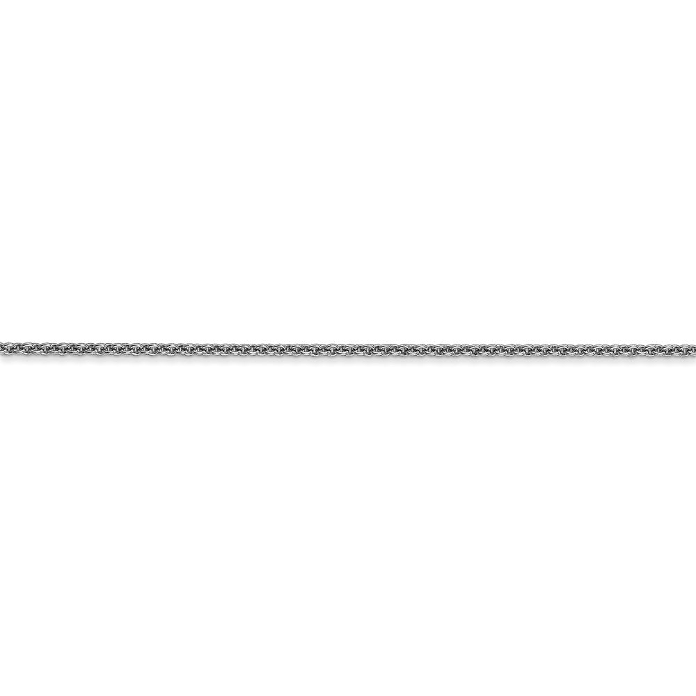 14k WG 1.4mm Solid Polished Cable Chain