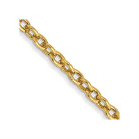 Thumbnail for 14k 1.8mm Forzantine Cable Chain