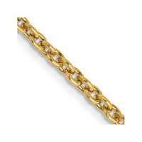Thumbnail for 14k 2.2mm Forzantine Cable Chain