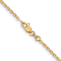 Thumbnail for 14k 1.65mm Solid D/C Cable Chain