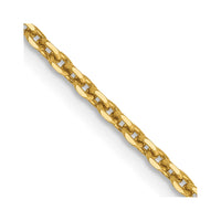 Thumbnail for 14k 1.65mm Solid D/C Cable Chain