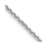 Thumbnail for 14k WG 1.45mm Solid Diamond-cut Cable Chain