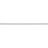 Thumbnail for 14k WG .65mm D/C Spiga with Lobster Clasp Chain
