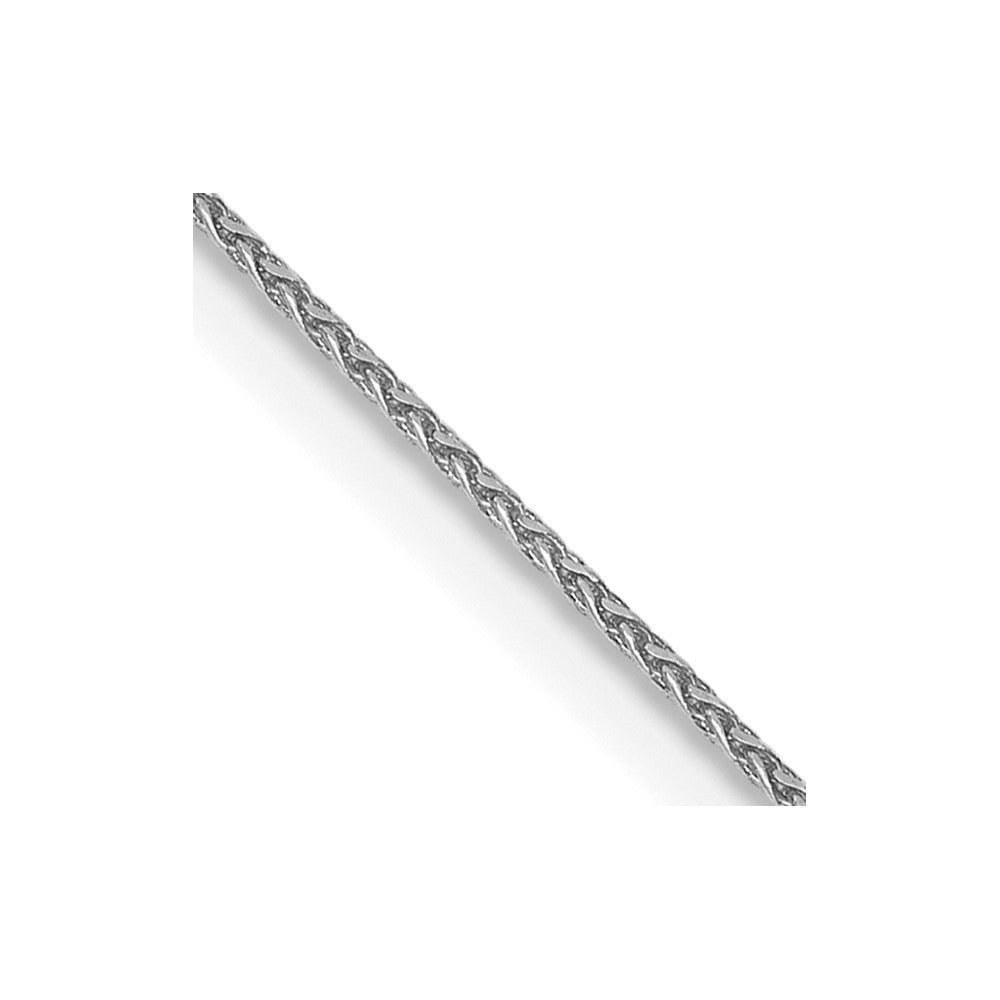 14k WG .65mm D/C Spiga with Lobster Clasp Chain