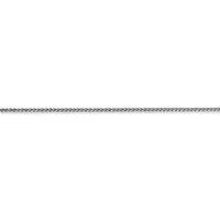 Thumbnail for 14k WG 1mm D/C Spiga with Lobster Clasp Chain