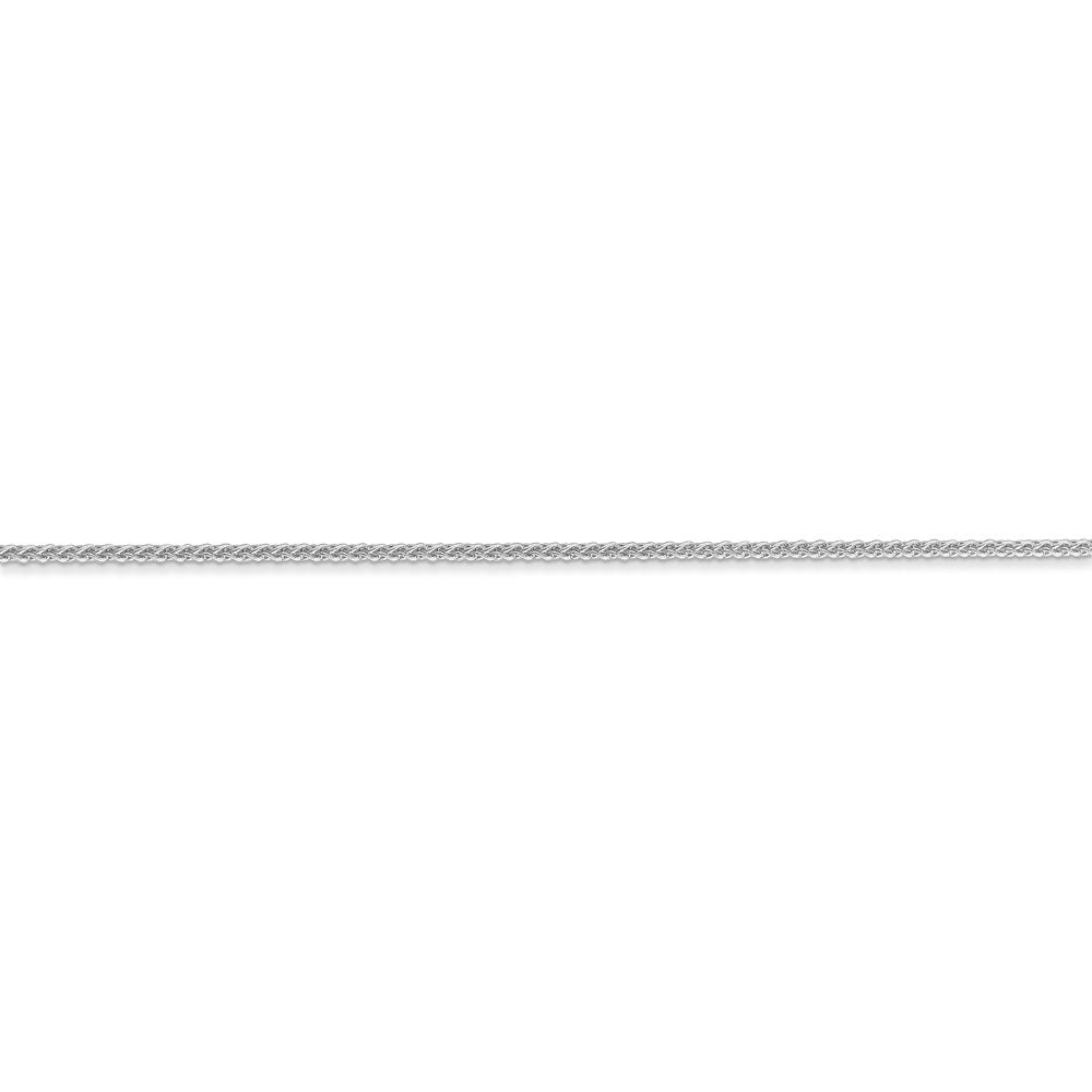 14k WG 1mm Spiga with Lobster Clasp Chain