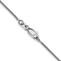 Thumbnail for 14k WG 1mm Spiga with Lobster Clasp Chain