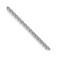 Thumbnail for 14k WG 1mm Spiga with Lobster Clasp Chain