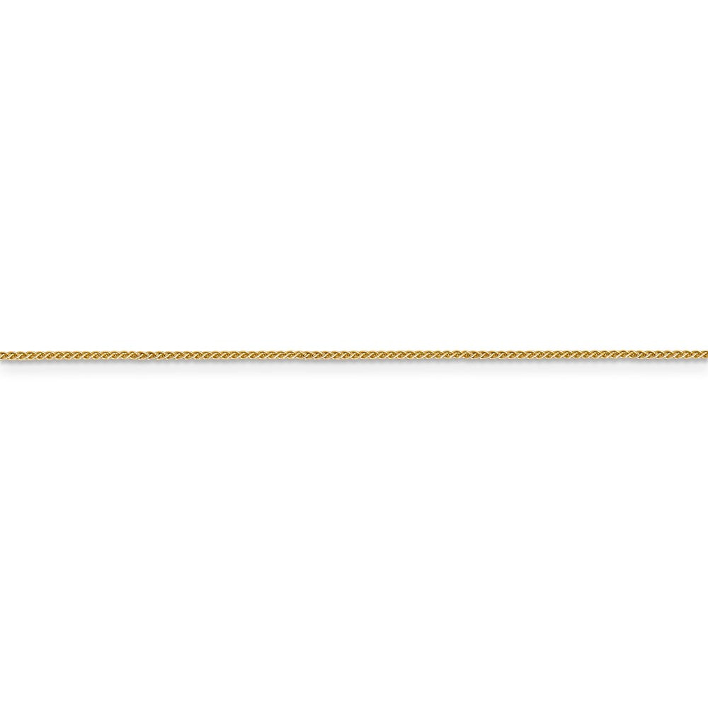 14k 0.80mm Spiga Pendant Chain
