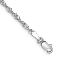 Thumbnail for 14k WG 2.0mm Singapore Chain