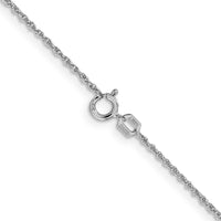 Thumbnail for 14k WG 1.1mm Baby Rope Chain