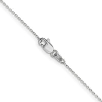 Thumbnail for 14k WG .8mm D/C Cable with Lobster Clasp Chain