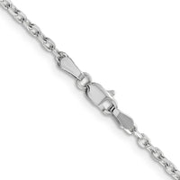 Thumbnail for 14k WG 2.2mm D/C Round Open Link Cable Chain