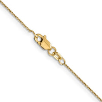 Thumbnail for 14k .8mm D/C Round Open Link Cable Chain