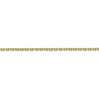 Thumbnail for 14k 1.8mm D/C Round Open Link Cable Chain