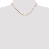 Thumbnail for 14k 2.2mm D/C Round Open Link Cable Chain