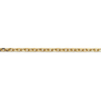 Thumbnail for 14k 3mm D/C Round Open Link Cable Chain