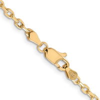 Thumbnail for 14k 3mm D/C Round Open Link Cable Chain