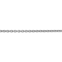 Thumbnail for 14k WG 2.4mm Round Open Link Cable Chain
