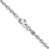 Thumbnail for 14k WG 3.2mm Round Open Link Cable Chain
