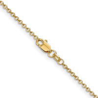 Thumbnail for 14k 1.4mm Round Open Wide Link Cable Chain