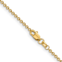 Thumbnail for 14k 1.6mm Round Open Link Cable Chain