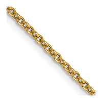 Thumbnail for 14k 1.6mm Round Open Link Cable Chain