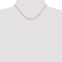 Thumbnail for 14k 2mm Round Open Link Cable Chain