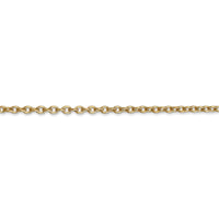 Thumbnail for 14k 2.4mm Round Open Link Cable Chain